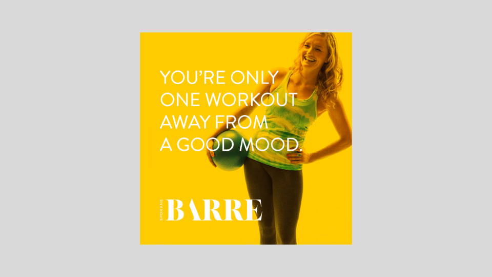Spokane Barre - print advertisement