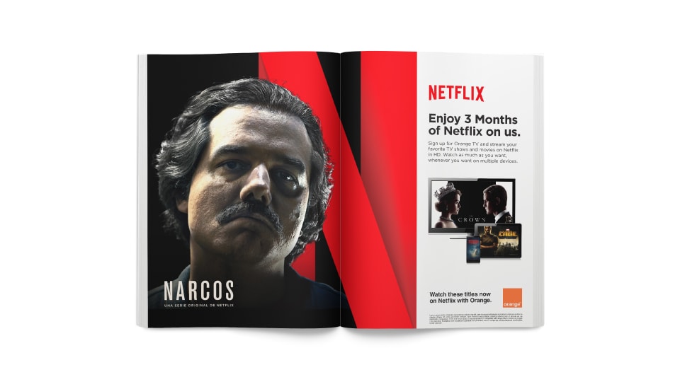 Netflix - print advertising