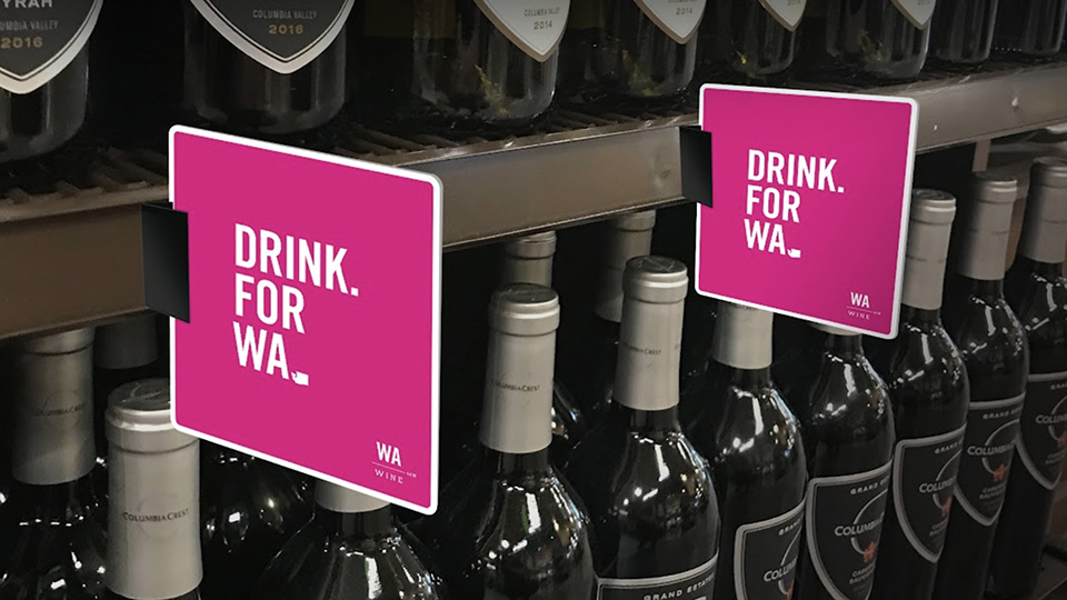 Washington Wine Commission - store shelves