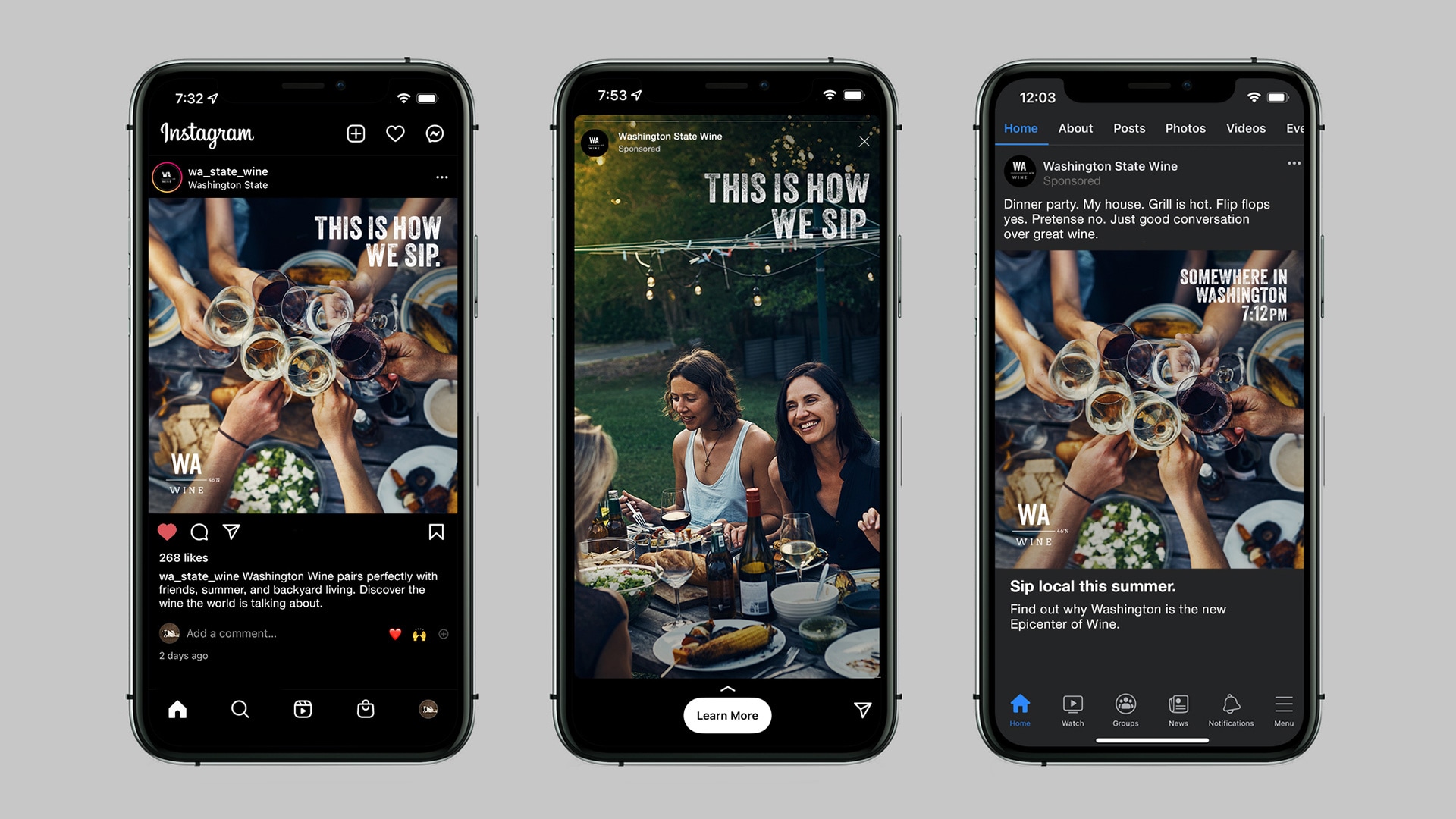 Washington Wine Commission - social posts